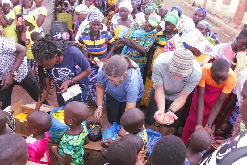 Give Basic Needs Happy Travel trip in Ghana