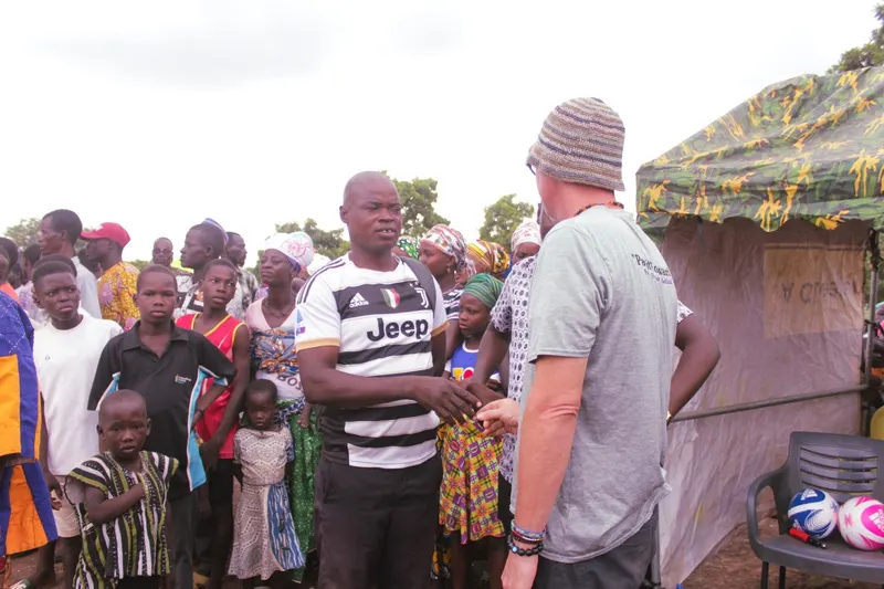 Give Basic Needs Happy Travel trip in Ghana